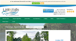 Desktop Screenshot of littlefallsmn.com