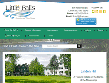 Tablet Screenshot of littlefallsmn.com